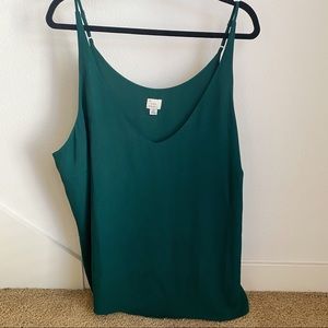 A New Day (by Target) Green Crepe Cami